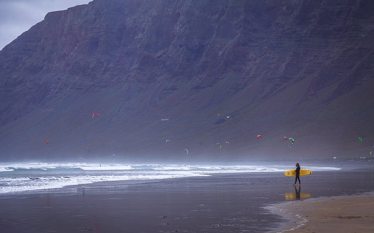 Surfen in Famara